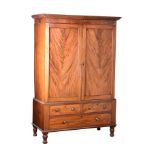 REGENCY MAHOGANY LINEN PRESS