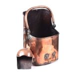 COPPER COAL HELMET & SHOVEL