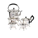 FOUR PIECE EPNS TEA SET