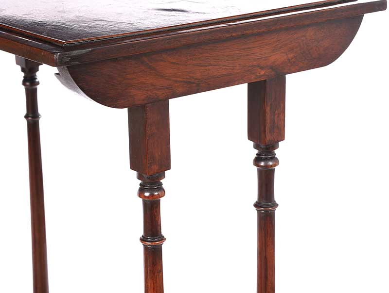 ANTIQUE MAHOGANY LAMP TABLE - Image 4 of 4