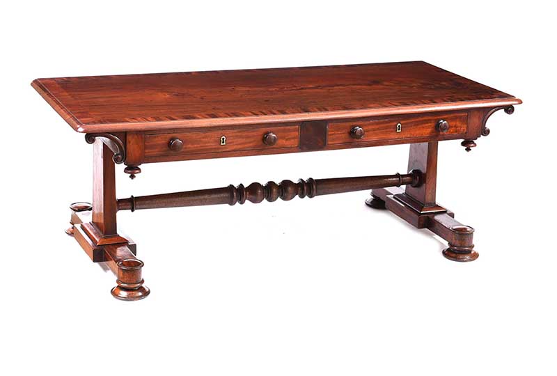 WILLIAM IV MAHOGANY COFFEE TABE