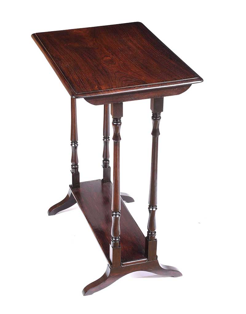 GEORGIAN ROSEWOOD LAMP TABLE - Image 3 of 3