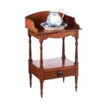 VICTORIAN MAHOGANY WASHSTAND