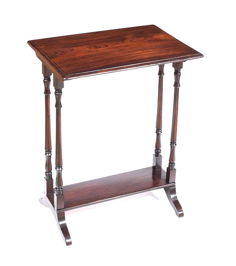 GEORGIAN ROSEWOOD LAMP TABLE