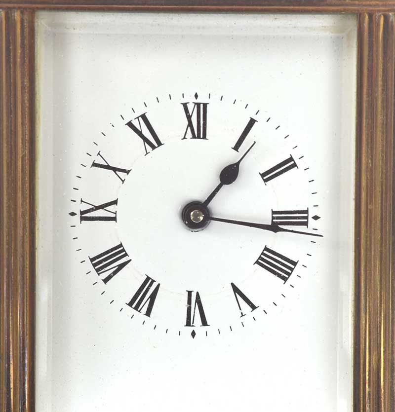 BRASS CARRIAGE CLOCK - Image 2 of 5