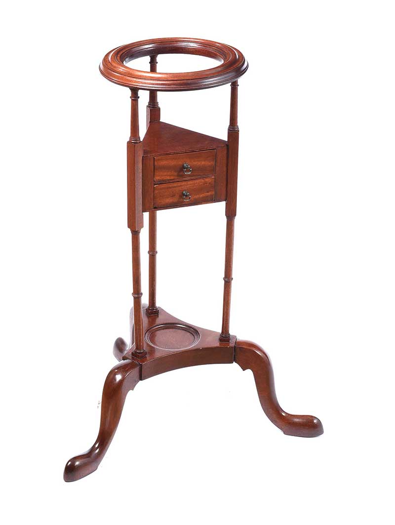 MAHOGANY PLANT STAND