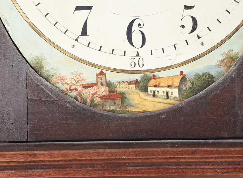 MAHOGANY LONGCASE CLOCK - Image 7 of 8