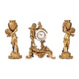 THREE PIECE CLOCK SET