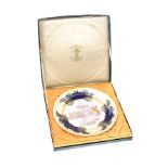 BOXED CROWN STAFFORDSHIRE PLATE