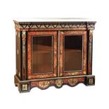 A VERY FINE TWO DOOR BEOULLE SIDE CABINET
