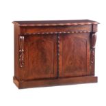 VICTORIAN MAHOGANY SIDE CABINET