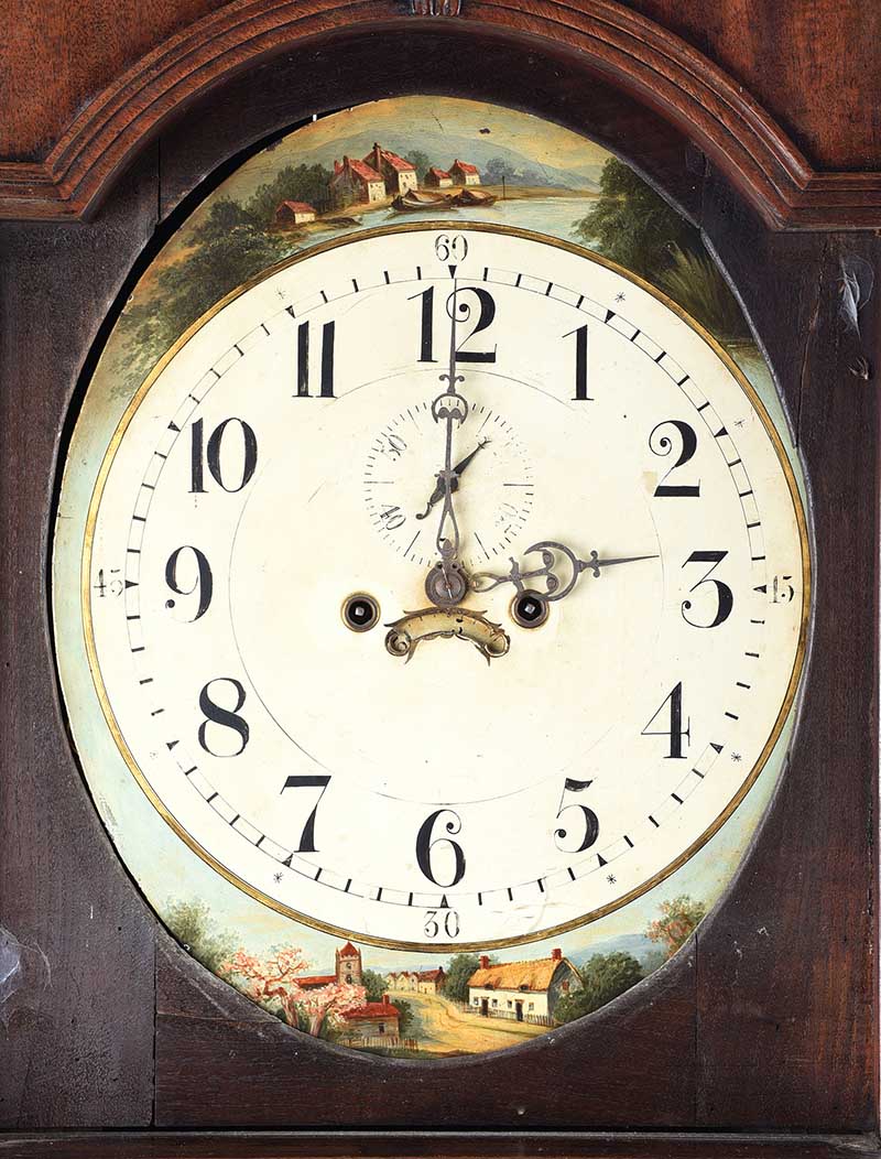 MAHOGANY LONGCASE CLOCK - Image 5 of 8