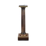 ANTIQUE MARBLE TOP TORCHERE