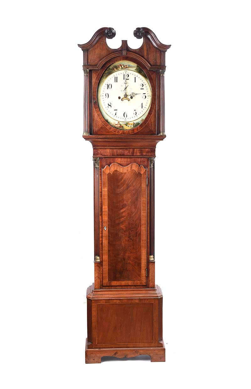 MAHOGANY LONGCASE CLOCK - Image 3 of 8