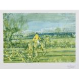 Sir Alfred James Munnings, KCVO - THE HUNT - Frost & Reed Coloured Print - 15 x 21.5 inches -