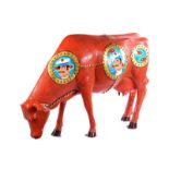 Graham Knuttel - SAILOR COW - Painted Moulded Fibreglass Sculpture - 51 x 80 inches - Signed