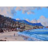 David Overend - MURLOUGH BAY, COUNTY ANTRIM - Coloured Print - 6 x 8 inches - Signed