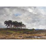 Wycliffe Egginton, RI RCA - WINDSWEPT TREES - Watercolour Drawing - 10 x 14 inches - Signed