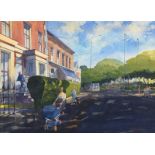 Dan Dowling - ANOTHER FINE DAY ON THE ANTRIM ROAD, BELFAST - Watercolour Drawing - 20 x 27