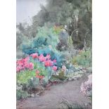 Mildred Anne Butler, RWS - PHLOX, ROSES & OTHER FLOWERS - Watercolour Drawing - 10 x 7 inches -