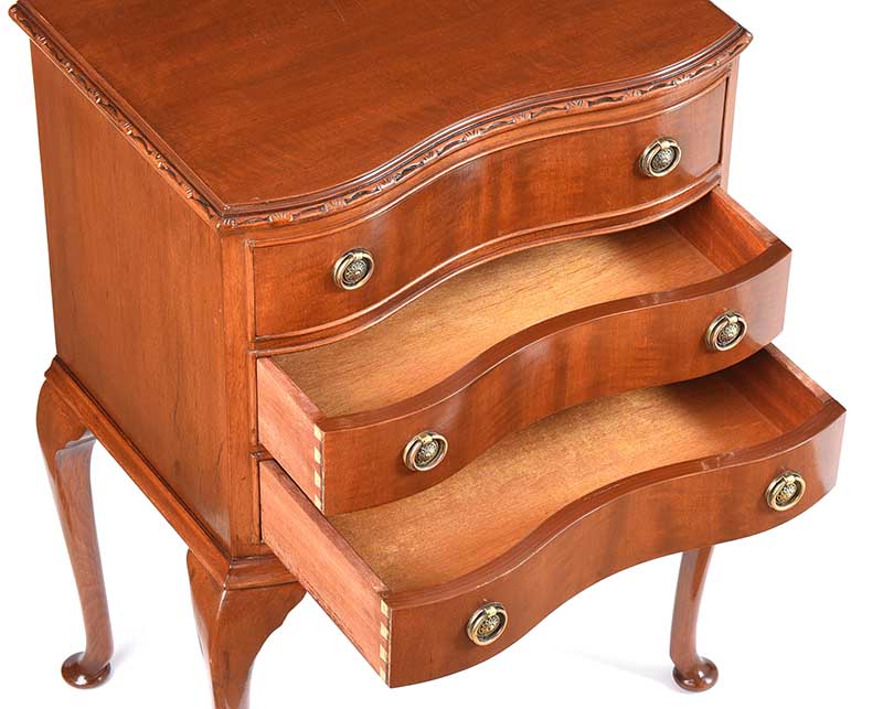 MAHOGANY BEDSIDE PEDESTAL - Image 3 of 6