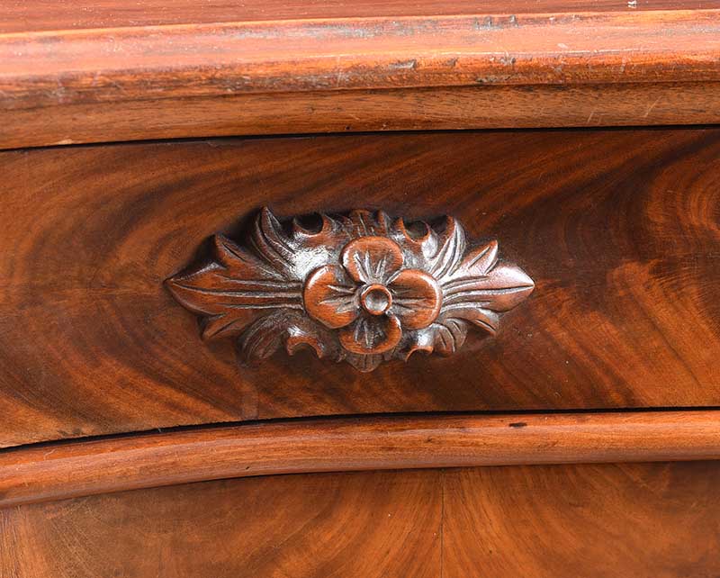 VICTORIAN MAHOGANY SIDE CABINET - Image 2 of 6