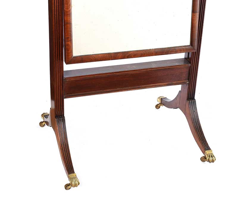 REGENCY CHEVAL MIRROR - Image 3 of 6