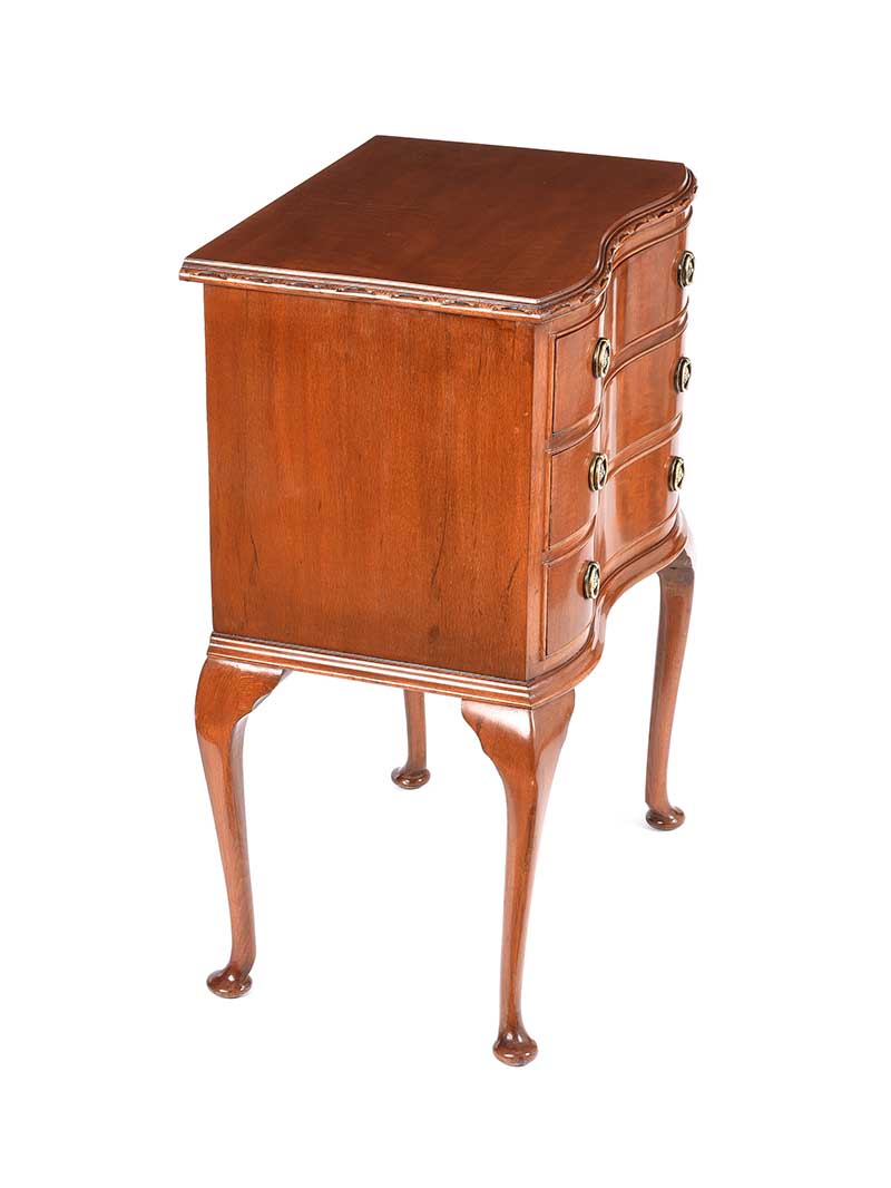 MAHOGANY BEDSIDE PEDESTAL - Image 5 of 6