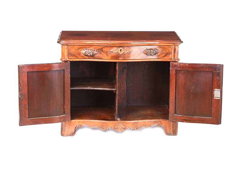 VICTORIAN MAHOGANY SIDE CABINET - Image 4 of 6