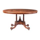 VICTORIAN WALNUT BREAKFAST TABLE