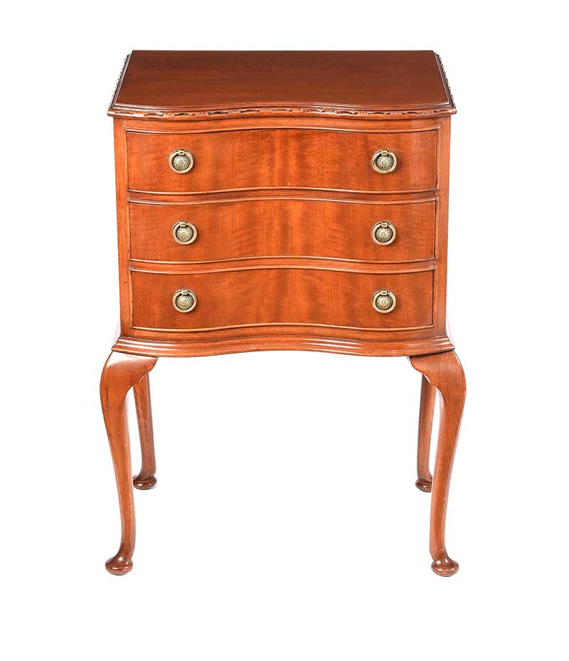 MAHOGANY BEDSIDE PEDESTAL - Image 4 of 6