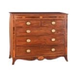 GEORGIAN MAHOGANY CHEST OF DRAWERS