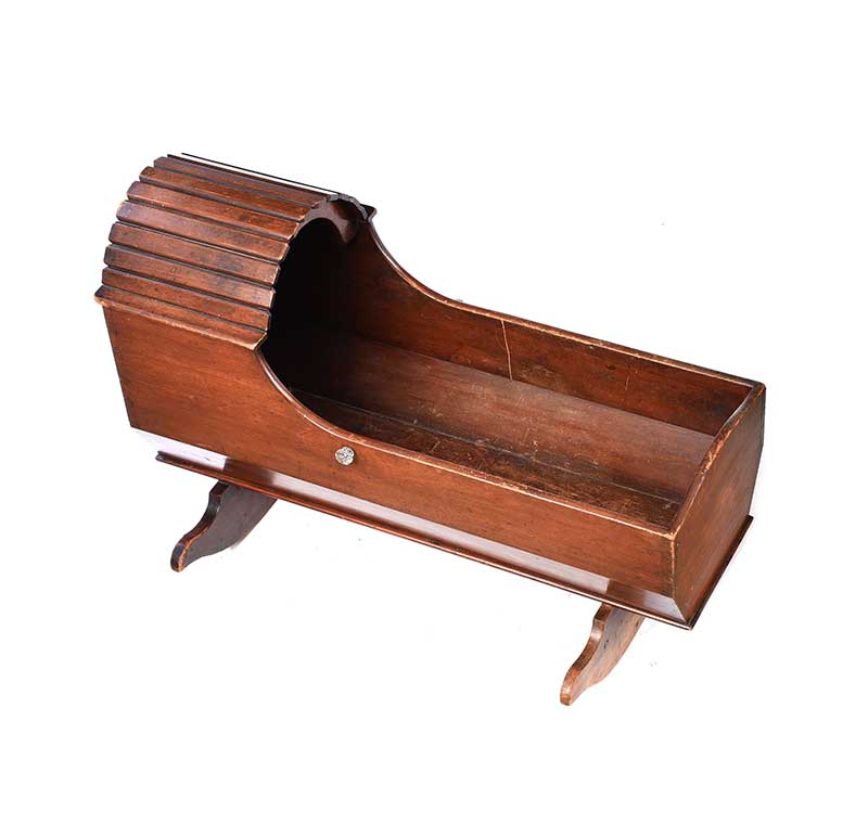 GEORGIAN MAHOGANY CRADLE - Image 2 of 5