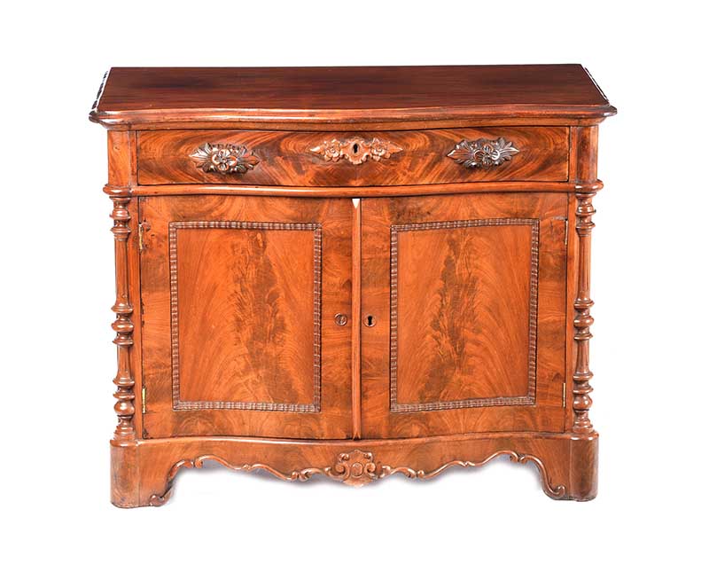 VICTORIAN MAHOGANY SIDE CABINET - Image 5 of 6