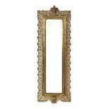 PIERCED BRASS WALL MIRROR