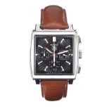TAG HEUER 'MONACO' CHONOGRAPH STAINLESS STEEL GENT'S WRIST WATCH