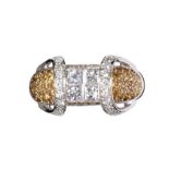 18CT GOLD AND DIAMOND RING