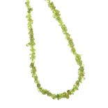 STRAND OF TUMBLED PERIDOT BEADS