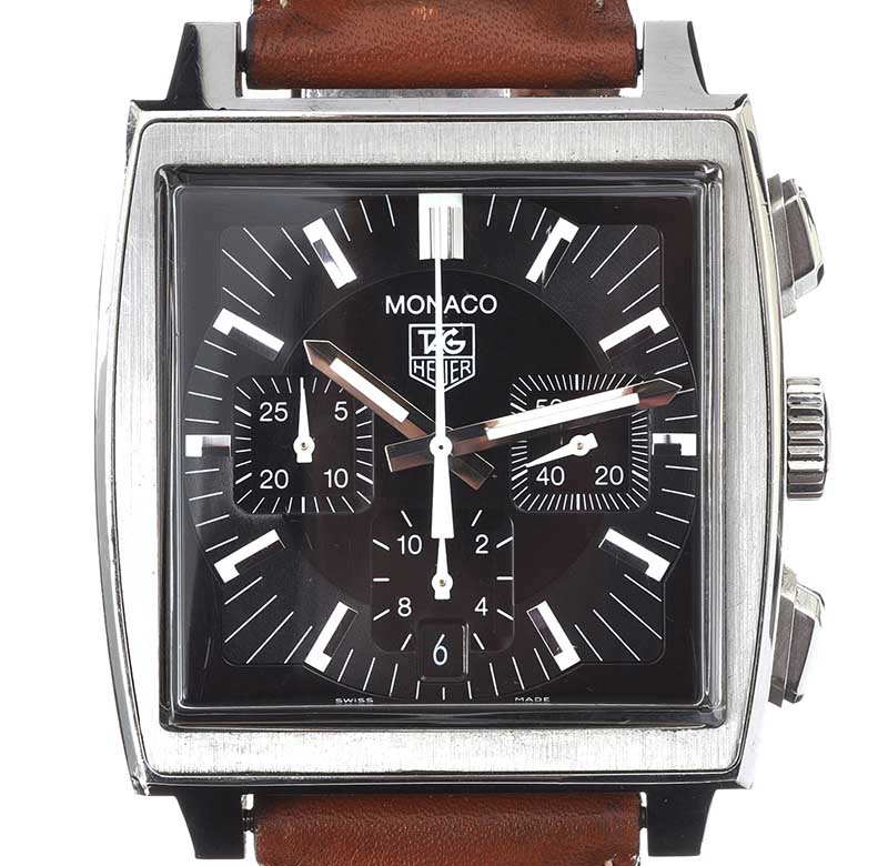 TAG HEUER 'MONACO' CHONOGRAPH STAINLESS STEEL GENT'S WRIST WATCH - Image 2 of 2