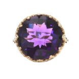 9CT GOLD AMETHYST RING