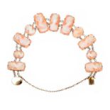 9CT GOLD CAMEO BRACELET