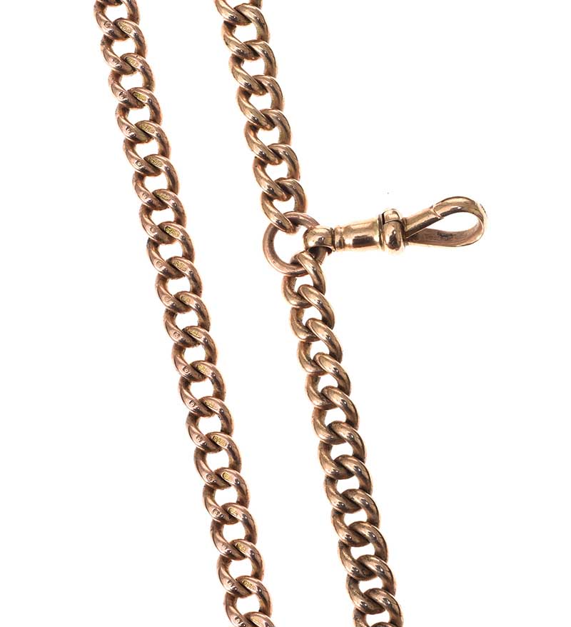 9CT GOLD NECKLACE WITH HINGE CLASP - Image 2 of 2