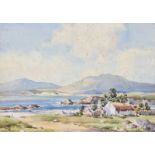 Frank Murphy - NEAR ARDARA, DONEGAL - Watercolour Drawing - 10 x 14 inches - Signed