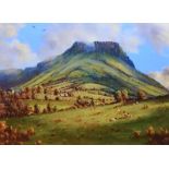 David Overend - LURIG, CUSHENDALL, COUNTY ANTRIM - Coloured Print - 6 x 8 inches - Signed