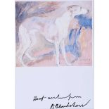 Basil Blackshaw, HRHA HRUA - STORM - Coloured Print - 6 x 7 inches - Signed