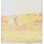 Basil Blackshaw, HRHA HRUA - LANDSCAPE - Coloured Print - 7 x 7 inches - Signed