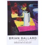 Brian Ballard, RUA - EXHIBITION POSTER, ORMEAU BATH GALLERY - Coloured Print - 23 x 16 inches -