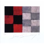 Sean Scully, RHA - UNTITLED - Limited Edition Coloured Print (37/100) - 3 x 4.5 inches - Signed