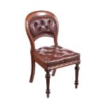 VICTORIAN MAHOGANY SIDE CHAIR