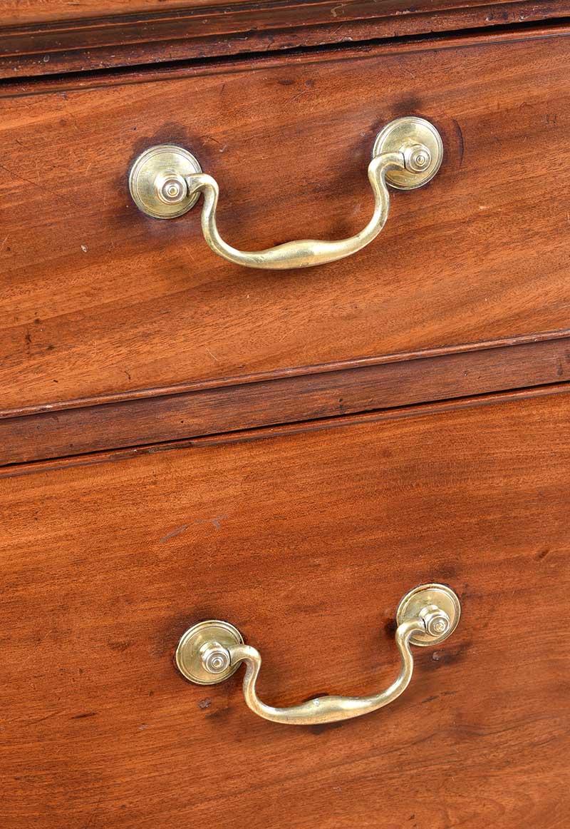 GEORGIAN MAHOGANY BACHELOR'S CHEST OF DRAWERS - Image 2 of 10